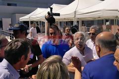 ΤΩΡΑ - Πάτρα: Ένταση και προπηλακισμοί στα εγκαίνια του πολυόροφου του Αγίου Ανδρέα