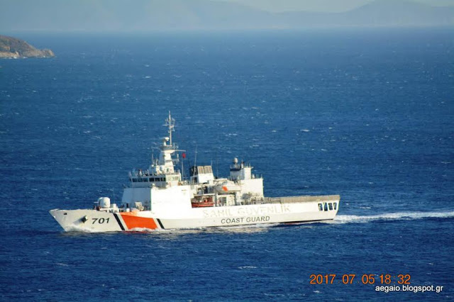 Συνοδεία Τουρκικής Ακτοφυλακής το Τουρκικό σκάφος ACT, πέρασε τα στενά της Μυκάλης στη Σάμο - Φωτογραφία 3