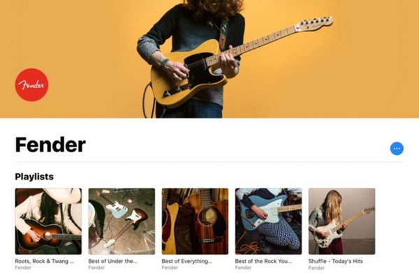 Η μουσική της Apple τώρα διαθέτει λίστα από καλλιτέχνες με κιθάρες Fender - Φωτογραφία 4