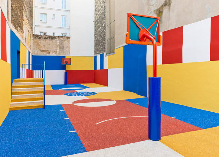 Το πιο φανταστικό ανοιχτό γήπεδο μπάσκετ βρίσκεται στο Παρίσι! - Φωτογραφία 2
