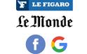 Συμμαχία Le Figaro και Le Monde εναντίον Facebook και Google
