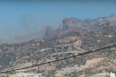 Στη μάχη με τις φλόγες και καναντέρ – Μαίνεται η φωτιά στην Ιεράπετρα