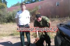 Απεγκλωβισμός σκύλου από στελέχη του Στρατού Ξηράς στη Λαμία