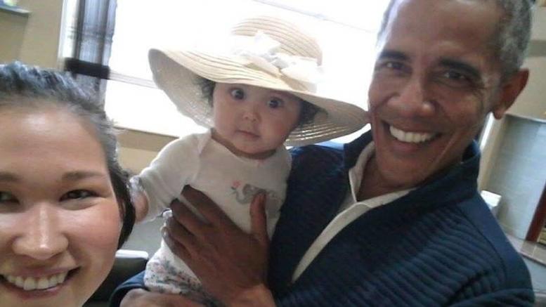 Η μικρή Ζιζέλ που γοήτευσε τον Ομπάμα και εκείνος τη μαμά της! - Φωτογραφία 1
