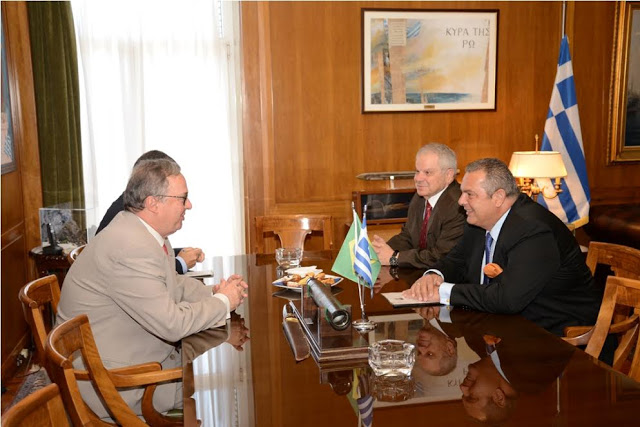 Συναντήσεις ΥΕΘΑ Πάνου Καμμένου με τους Πρέσβεις της Βραζιλίας και της Δημοκρατίας της Κορέας - Φωτογραφία 2