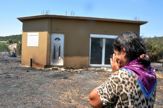Συναγερμός στην πυροσβεστική…λόγω φωτιάς στον καταυλισμό των Ρομά - Φωτογραφία 1