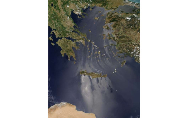 Το εντυπωσιακό φαινόμενο που κατέγραψε η NASA πάνω από το Αιγαίο - Φωτογραφία 2