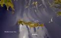 Η NASA κατέγραψε το φαινόμενο Sunglint στα νερά του Αιγαίου - Φωτογραφία 2