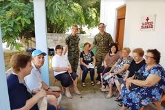 Κοινωνική Προσφορά Στρατού Ξηράς - Επισκέψεις Στρατιωτικών Ιατρών σε Χωριά της Λήμνου