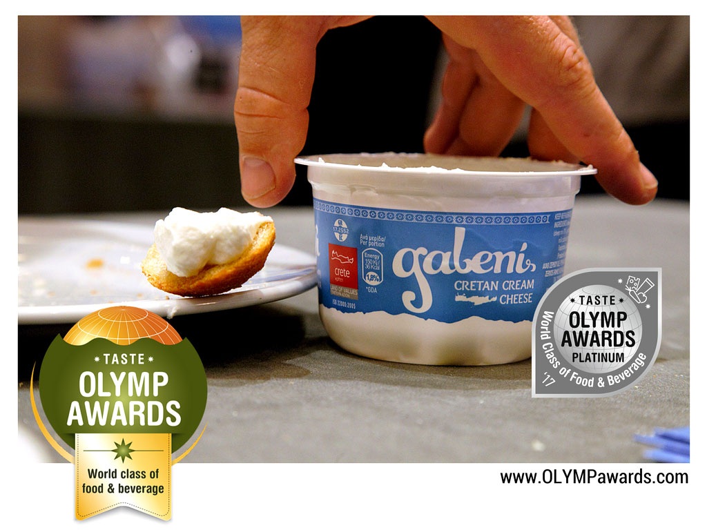 Πλατινένιο βραβείο στα Olymp Awards 2017 για το Κρητικό κρεμώδες τυρί Γαλένι - Φωτογραφία 1