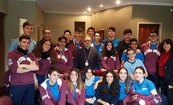 Επίσκεψη Μαθητών στον Μητροπολίτη Μπουένος Άϊρες - Φωτογραφία 1