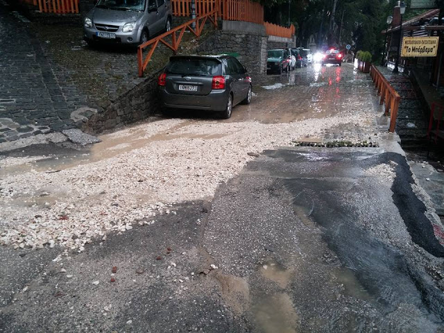 Το χαλάζι Ισοπέδωσε το Μέτσοβο... [photos] - Φωτογραφία 5