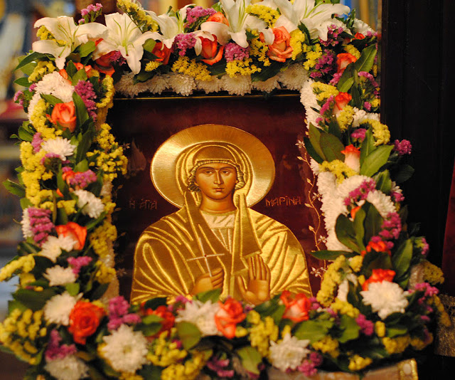 Εορτασμός της Αγίας Μαρίνας στον Ιερό Ναό της ΝΒΝΕ - Φωτογραφία 3