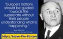 Η απαρχές της Νέας Τάξης. Jean Monnet (ιδρυτής ΕΟΚ): Τα έθνη της Ευρώπης πρέπει να οδηγηθούν στη δημιουργία ενός υπερκράτους χωρίς οι λαοί τους να καταλάβουν τι συμβαίνει.
