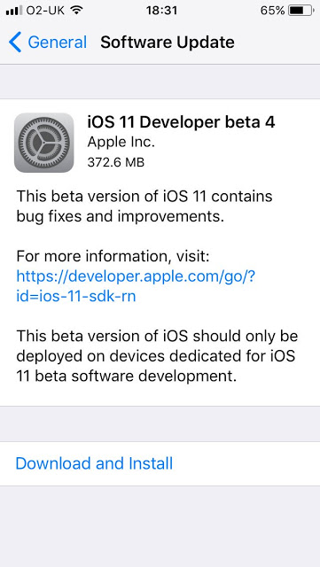 Κυκλοφόρησε η τέταρτη beta του ios 11 - Φωτογραφία 3