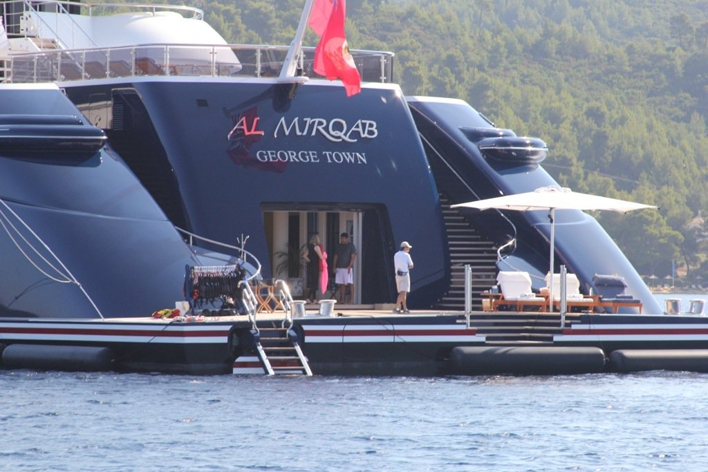 Al Mirqab: Το yacht - παλάτι του σεΐχη του Κατάρ στη Σκιάθο [photos] - Φωτογραφία 5
