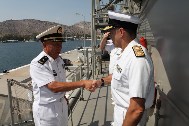 Συνάντηση του Αρχηγού ΓΕΝ με τον Υποδιοικητή του Στόλου της Ανατολικής Θάλασσας του Ναυτικού της Κίνας - Φωτογραφία 8