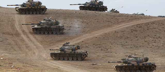 ΕΚΤΑΚΤΟ: Εισβολή του τουρκικού Στρατού στην Κομπάνι - Πολιορκείται η πόλη-σύμβολο των Κούρδων - Φωτογραφία 1