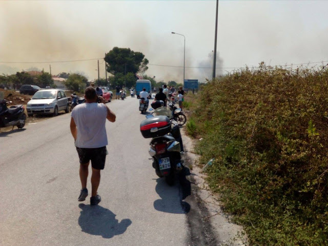 Εκτός ελέγχου πυρκαγιά στην Πρέβεζα που απειλεί οικισμό -Κάηκαν εργοστάσιο και θερμοκήπια - Φωτογραφία 2