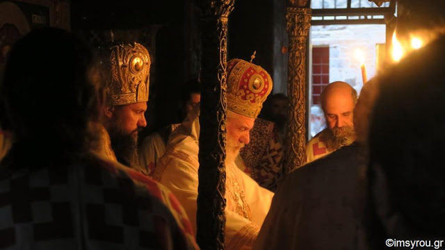 9538 - Ο λαμπρός εορτασμός της Μεταμόρφωσης του Σωτήρος στην πανηγυρίζουσα Ιερά Μονή Παντοκράτορος Αγίου Όρους (φωτογραφίες) - Φωτογραφία 36