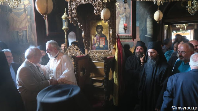 9538 - Ο λαμπρός εορτασμός της Μεταμόρφωσης του Σωτήρος στην πανηγυρίζουσα Ιερά Μονή Παντοκράτορος Αγίου Όρους (φωτογραφίες) - Φωτογραφία 49