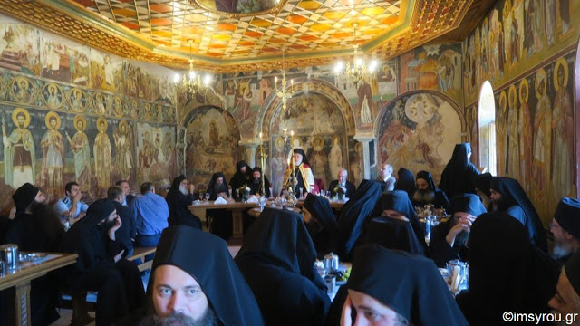 9538 - Ο λαμπρός εορτασμός της Μεταμόρφωσης του Σωτήρος στην πανηγυρίζουσα Ιερά Μονή Παντοκράτορος Αγίου Όρους (φωτογραφίες) - Φωτογραφία 56