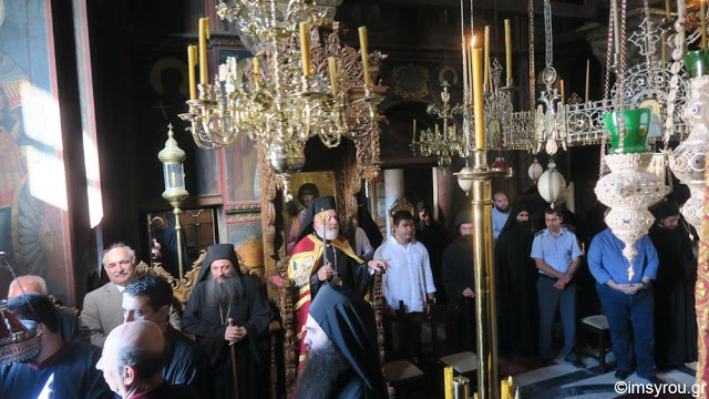 9538 - Ο λαμπρός εορτασμός της Μεταμόρφωσης του Σωτήρος στην πανηγυρίζουσα Ιερά Μονή Παντοκράτορος Αγίου Όρους (φωτογραφίες) - Φωτογραφία 61