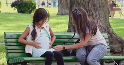 Μία γυναίκα βλέπει αυτή την 11χρονη έγκυο στο πάρκο. Όταν όμως βλέπει το μπαμπά του μωρού έπαθε σοκ! - Φωτογραφία 1