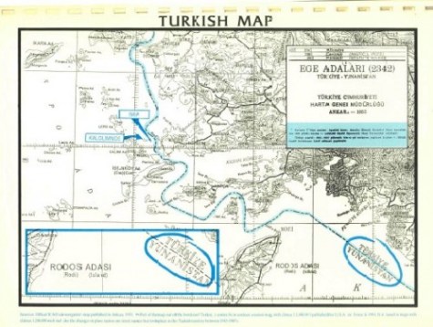 Για να μην ξεχνούν οι Έλληνες και να θυμούνται οι Τούρκοι: Τουρκικός χάρτης δείχνει τα ‘Ιμια ελληνικά - Φωτογραφία 4