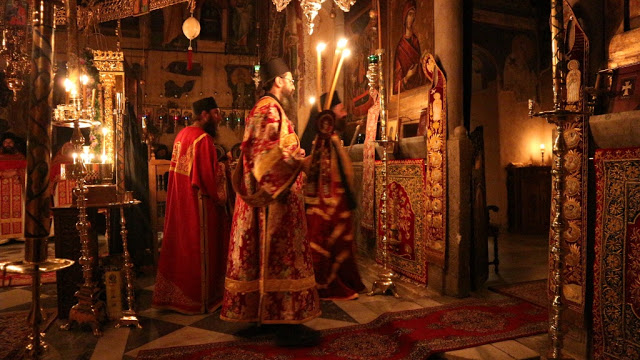 9556 - Η Κοίμηση της Θεοτόκου στον πανηγυρίζοντα Ιερό Ναό του Πρωτάτου, στην πρωτεύουσα του Αγίου Όρους (φωτογραφίες) - Φωτογραφία 33