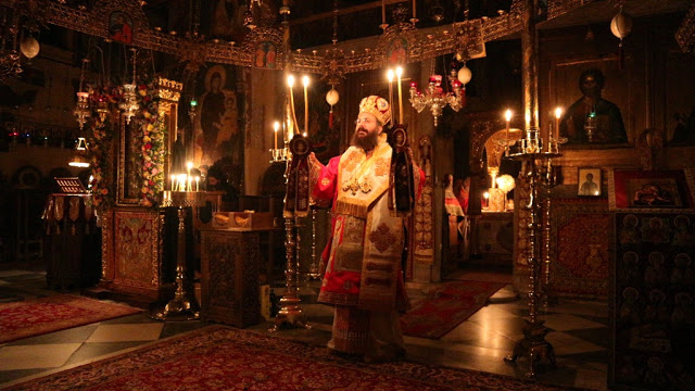9556 - Η Κοίμηση της Θεοτόκου στον πανηγυρίζοντα Ιερό Ναό του Πρωτάτου, στην πρωτεύουσα του Αγίου Όρους (φωτογραφίες) - Φωτογραφία 48