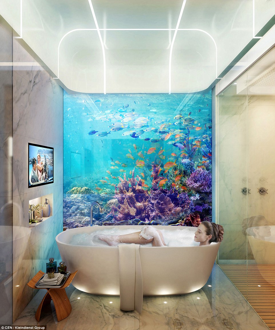 FLOATING SEAHORSE SIGNATURE EDITION, DUBAI Luxurious βίλες κάτω από το νερό αξίας $2.000.000 - Φωτογραφία 2