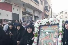 Η πανήγυρη της θαυματουργής Παναγίας της Σεντνάγια στην Συρία [photos]