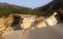Κατέρρευσε τμήμα της γέφυρας του ποταμού Κομψάτου στην Ξάνθη (φωτό) - Φωτογραφία 9