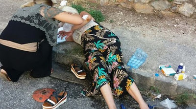 Ληστεία στη Θεσσαλονίκη: Τραυματίστηκαν γυναίκα και αστυνομικός - Φωτογραφία 1