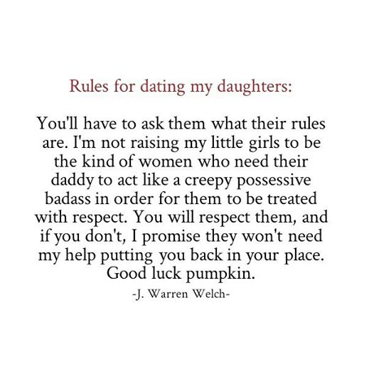 «Κανόνες για να βγεις ραντεβού με την κόρη μου»: Ο μπαμπάς για τον οποίον μιλάει όλο το διαδίκτυο - Φωτογραφία 2