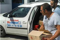 Άλλη μια συγκλονιστική κίνηση της διοίκησης των My market - Νερά και τρόφιμα για τα 100 άτομα που επιχειρούν για τη πετρελαιοκηλίδα του Σαρωνικού [photos]