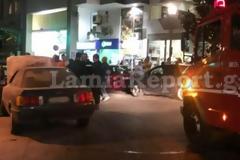 Φωτιά, σειρήνες και αναστάτωση στο κέντρο της Λαμίας  [photos]