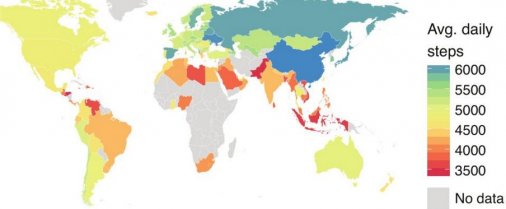 Πόσο περπατάνε καθημερινά οι άνθρωποι στις διάφορες χώρες - Φωτογραφία 2