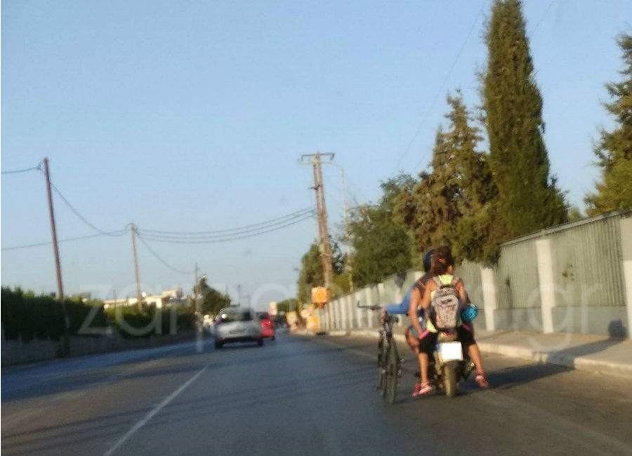 Χανιά: Κανένας σεβασμός στην ανθρώπινη ζωή στον δρόμο – καρμανιόλα - Τρικάβαλο κι από δίπλα το ποδήλατο - Φωτογραφία 3