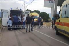 Λαμία: Φορτηγό παρέσυρε οδηγό του ΚΤΕΛ [photos]