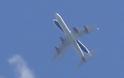 Ο απόλυτος τρόμος: Λίγα μέτρα χωρίζουν δύο αεροπλάνα που πετούν το ένα κάτω από το άλλο στο...