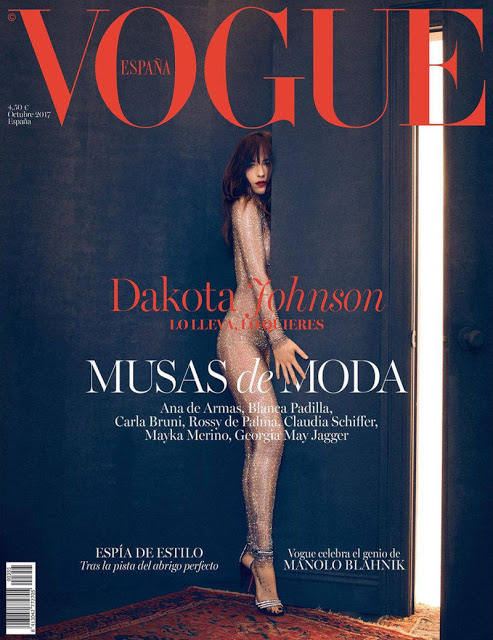 Η Ντακότα Τζόνσον ποζάρει (σχεδόν) γυμνή στο εξώφυλλο της Ισπανικής Vogue - Φωτογραφία 2