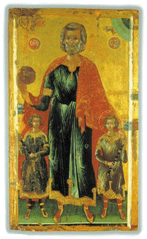 Holy Great Martyr Eustathios Plakidas With His Wife and Children - Φωτογραφία 10