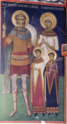 Holy Great Martyr Eustathios Plakidas With His Wife and Children - Φωτογραφία 11