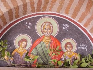 Holy Great Martyr Eustathios Plakidas With His Wife and Children - Φωτογραφία 5