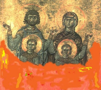Holy Great Martyr Eustathios Plakidas With His Wife and Children - Φωτογραφία 8