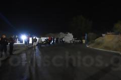 Χίος: Βραδινά μαχαιρώματα στον καταυλισμό μεταναστών της Σούδας [photos]