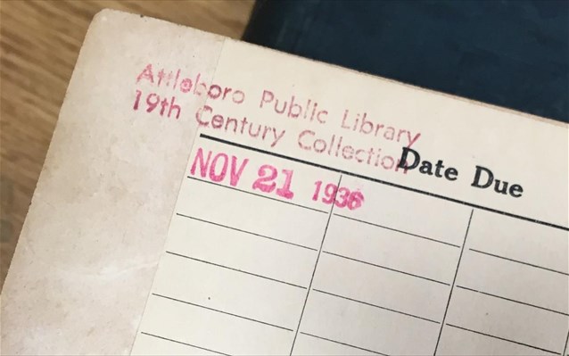 Βιβλίο επεστράφη σε βιβλιοθήκη με καθυστέρηση περίπου 80 ετών - Φωτογραφία 1
