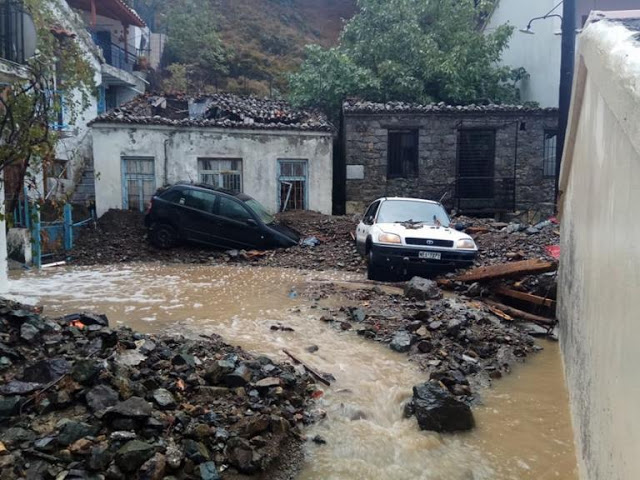 Καταλυτική η παρέμβαση του Δ' ΣΣ και του Στρατηγού Καμπά στις πλημμύρες στη Σαμοθράκη - Φωτογραφία 2